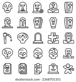 Skull and Crossbones Icon on Background Vector illustration