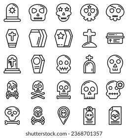 Skull and Crossbones Icon on Background Vector illustration