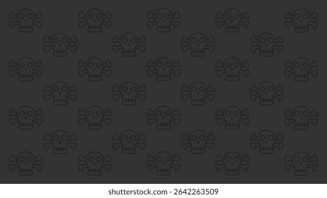 Skull and Crossbones Pattern Backgrounds