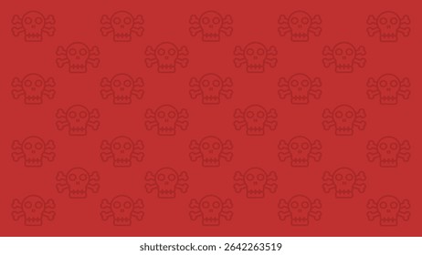 Skull and Crossbones Pattern Backgrounds