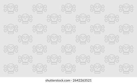 Skull and Crossbones Pattern Backgrounds