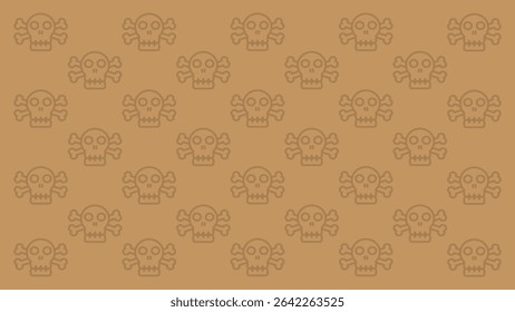 Skull and Crossbones Pattern Backgrounds