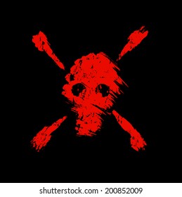 Skull and Crossbones for Pirate Flags, Poison, Danger etc. 