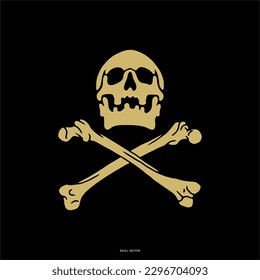 Skull and crossbones - a sign warning of danger