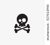 Skull and crossbones - vector illustration