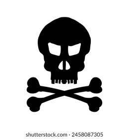 skull and crossbones - vector illustration