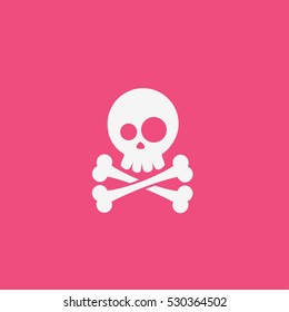 Skull and crossbones - vector illustration

