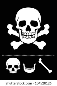 skull and crossed bones icon