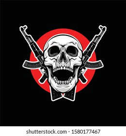 2,102 Skull cross guns Images, Stock Photos & Vectors | Shutterstock