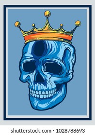 skull with crown