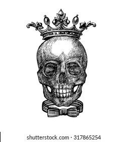 Crown King Tattoo Hd Stock Images Shutterstock