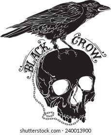 Skull and Crows SKETCHES