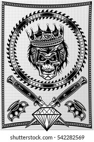 skull dagger knife 