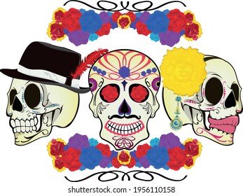 skull day of the dead