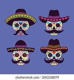 Skull day of the dead