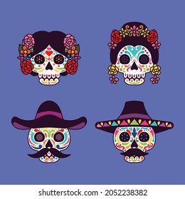 Skull day of the dead