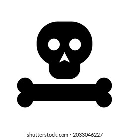 skull of death icon or logo isolated sign symbol vector illustration - high quality black style vector icons
