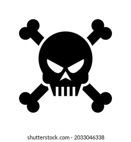skull of death icon or logo isolated sign symbol vector illustration - high quality black style vector icons

