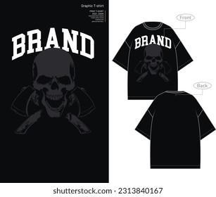 skull, death, skeleton, human, vector, illustration, evil, graphic