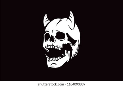 Skull Demon Vector illustration