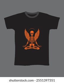 The skull design for t shirt 