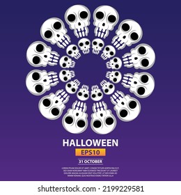 Skull Design Vector Modern Abstract