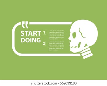 Skull design,clean vector