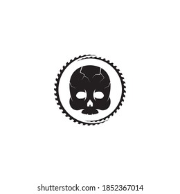 
Skull Devil logo vector illustration