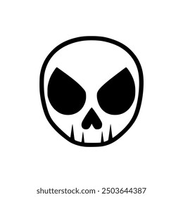 skull dog tag pet accessories logo vector illustration template design