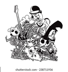 Skull Doodle