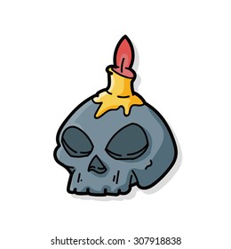 skull doodle