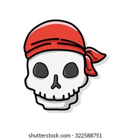 skull doodle
