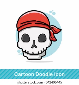 skull doodle