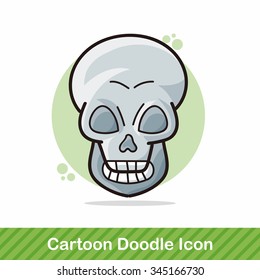 skull doodle