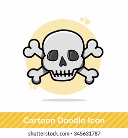 skull doodle