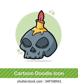 skull doodle