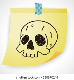 skull doodle