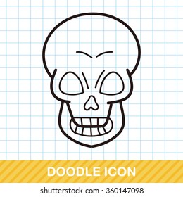 skull doodle