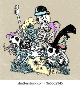 Skull Doodle