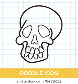 skull doodle