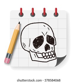 skull doodle