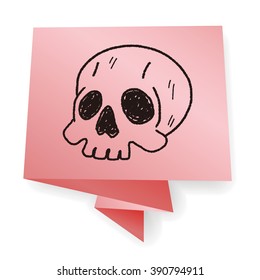 skull doodle