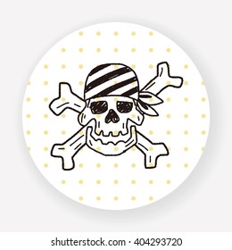 skull doodle