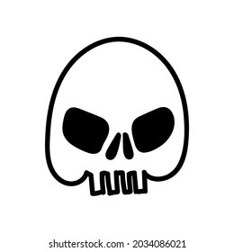 Skull Doodle Art Handdrawing Vector Illustration Stock Vector (Royalty ...