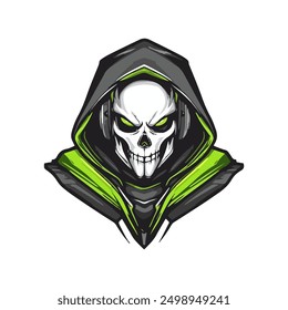 Skull e sports logo template