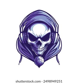 Skull e sports logo template