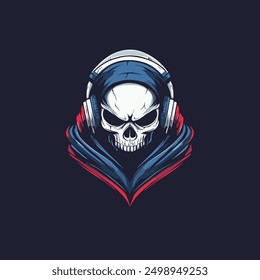 Skull e sports logo template