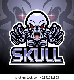 Skull Esport Logo Mascot Design