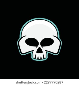 Skull Esport Logo mascot Vector