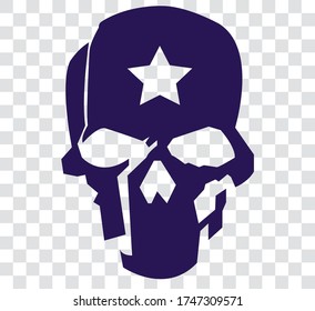 SKULL FACE GAMING LOGO TYPE VECTOR DESIGN